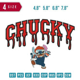Chucky Stitch Embroidery Design